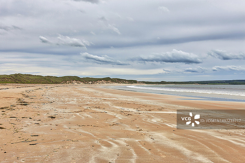苏格兰格伦海滩的风景图片素材