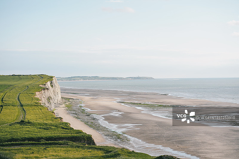 崎岖海岸线的航拍景色图片素材