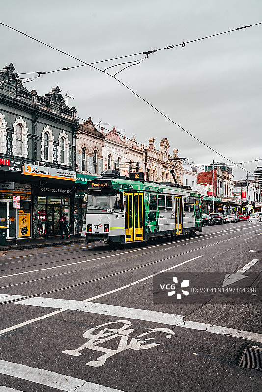 墨尔本富茨克雷郊区街景图片素材