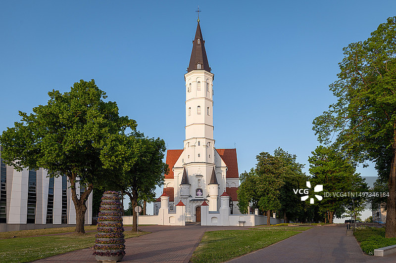 立陶宛希奥利艾的圣彼得和保罗主教座堂图片素材