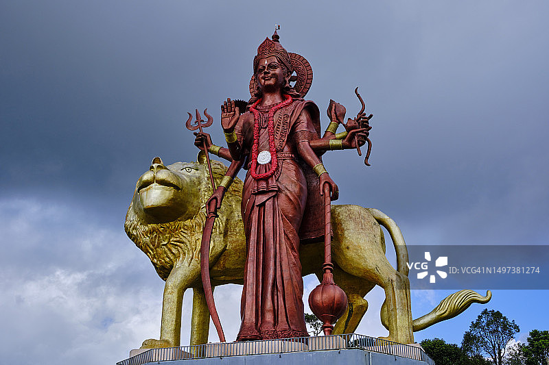 毛里求斯大贝辛印度教寺庙图片素材