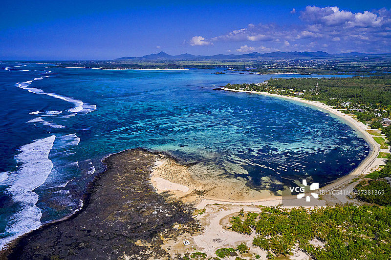 毛里求斯弗拉克区拉法耶特邮局海滩图片素材
