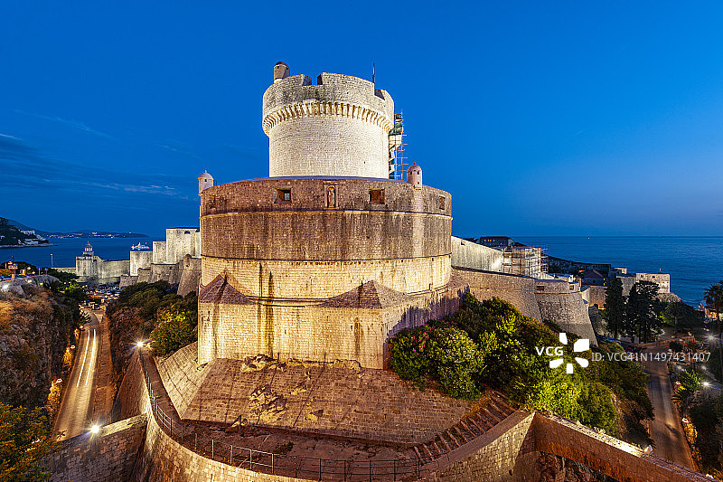 杜布罗夫尼克明阙塔要塞图片素材