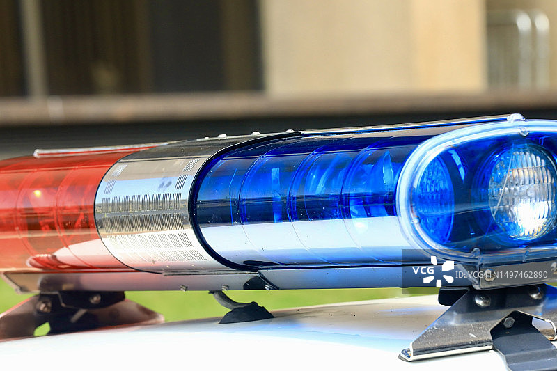 犯罪现场概念-警车图片素材