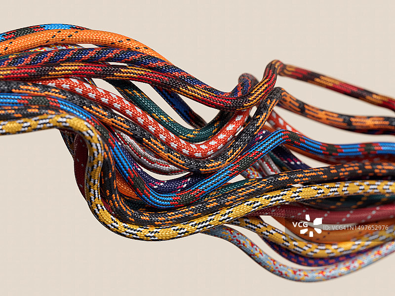 彩色绳索图片素材