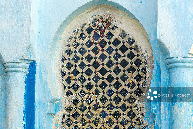 穆莱·伊德里斯·泽尔洪，中阿特拉斯山脉，摩洛哥，北非图片素材