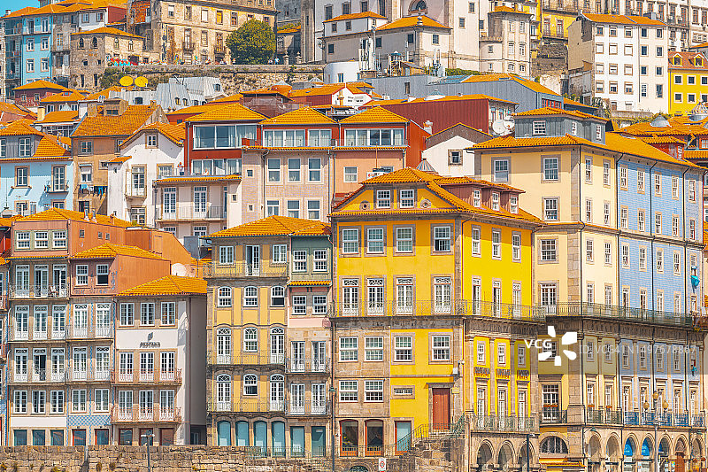 葡萄牙波尔图里贝拉区城市景观图片素材