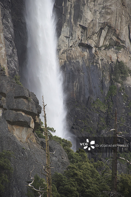 新娘面纱瀑布图片素材