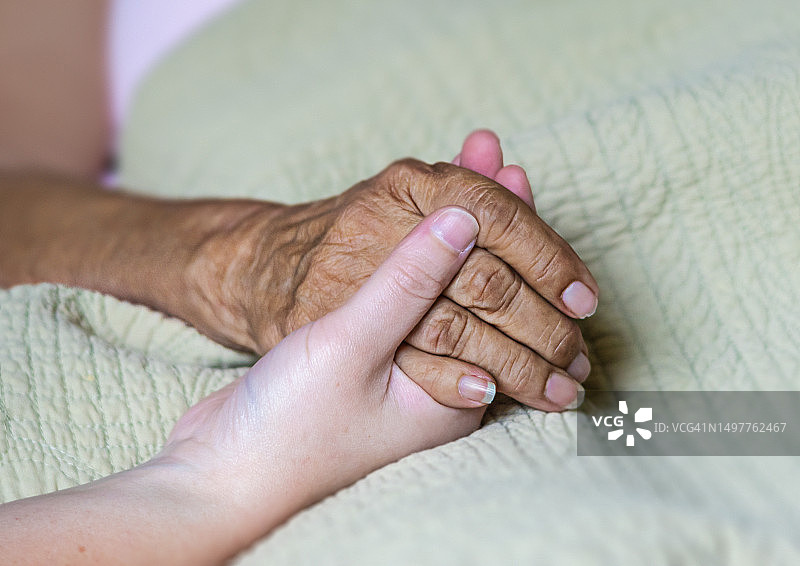 老年女士之手图片素材