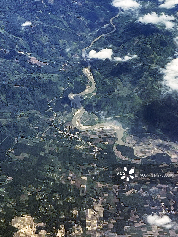 苏门答腊的农业和森林砍伐图片素材