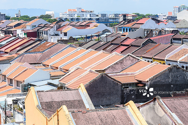 槟城遗产屋顶图片素材