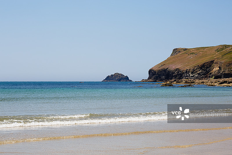 波尔泽斯海滩和彭泰尔岬角风光图片素材