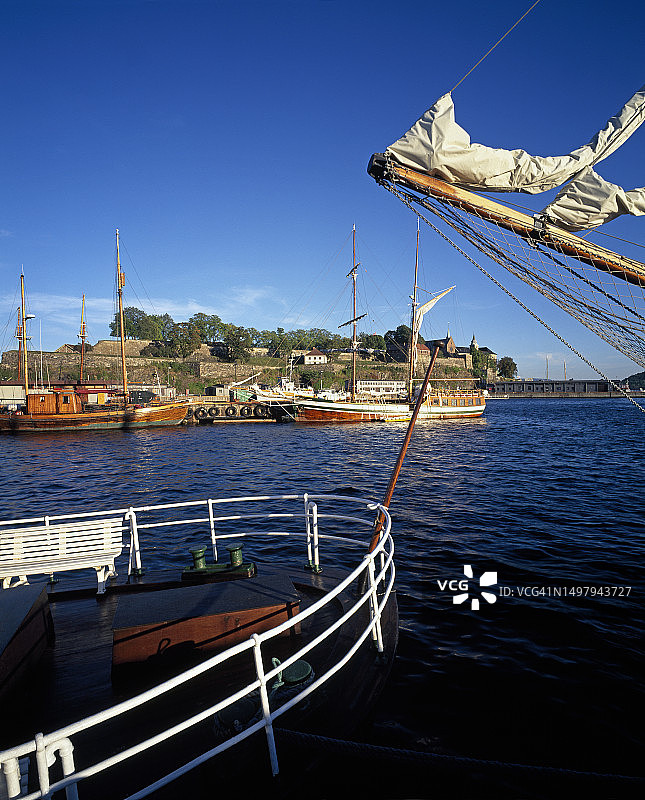 奥斯陆的海港景色图片素材