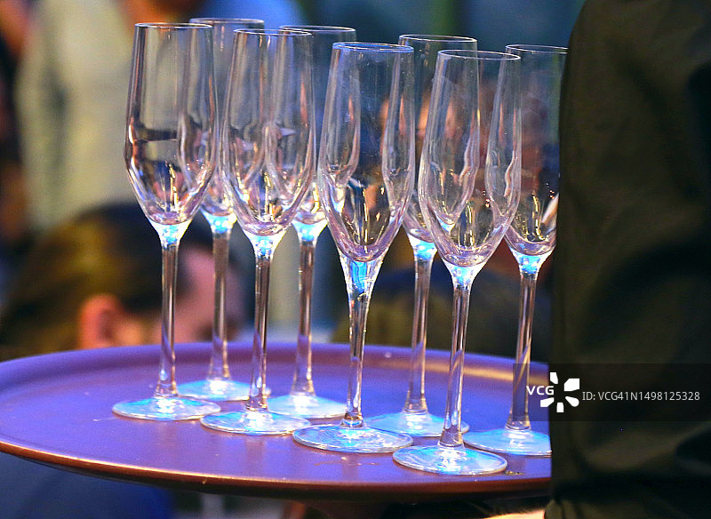 空香槟酒杯图片素材