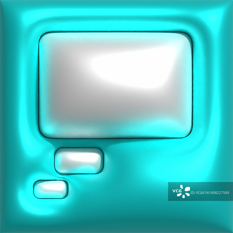 云朵对话气泡图标图片素材