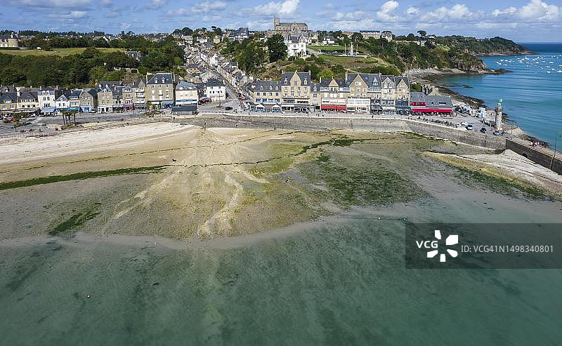 法国伊勒-维莱讷省翡翠海岸康卡勒图片素材