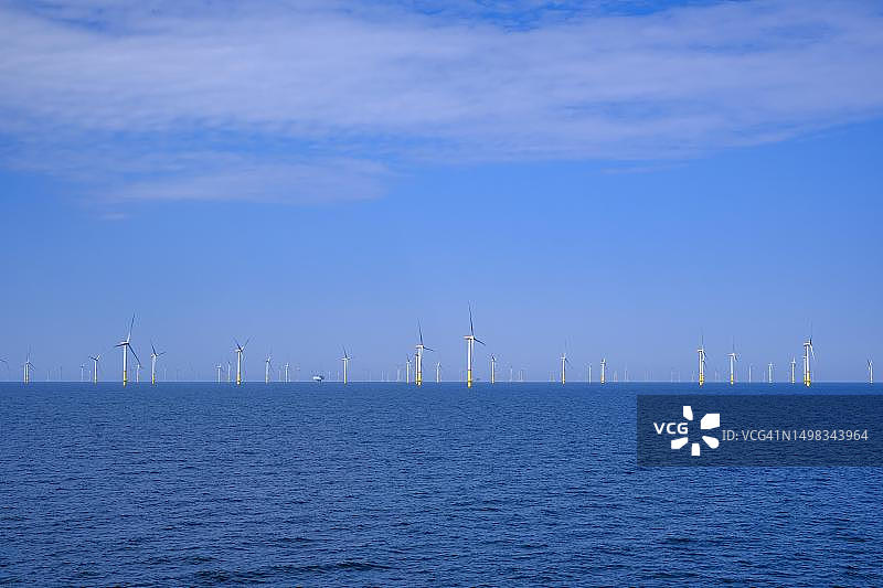 波罗的海大型海上风电场图片素材