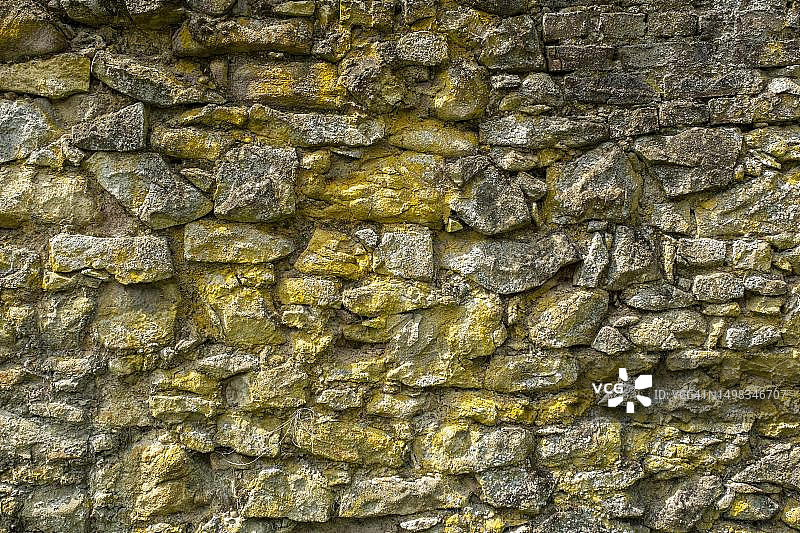 德国黑森州巴特菲尔贝尔多特尔韦尔区历史古城墙图片素材