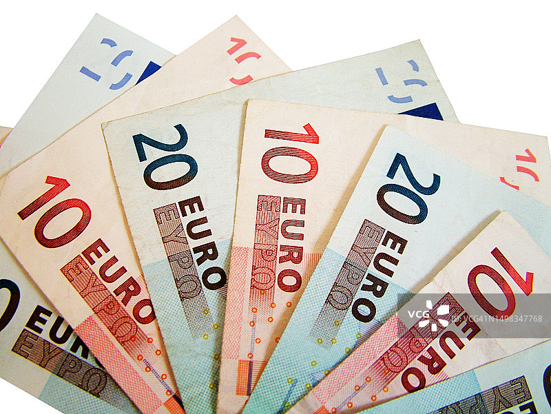 欧元钞票图片素材