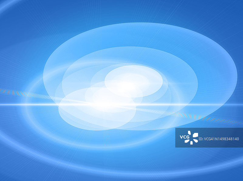 蓝色圆圈图片素材