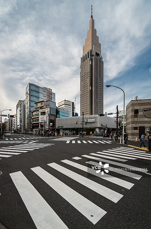 日本东京新宿的摩天大楼图片素材
