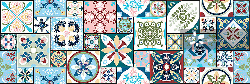 地中海风格无缝壁纸图片素材