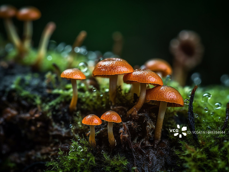 蘑菇插画图片素材