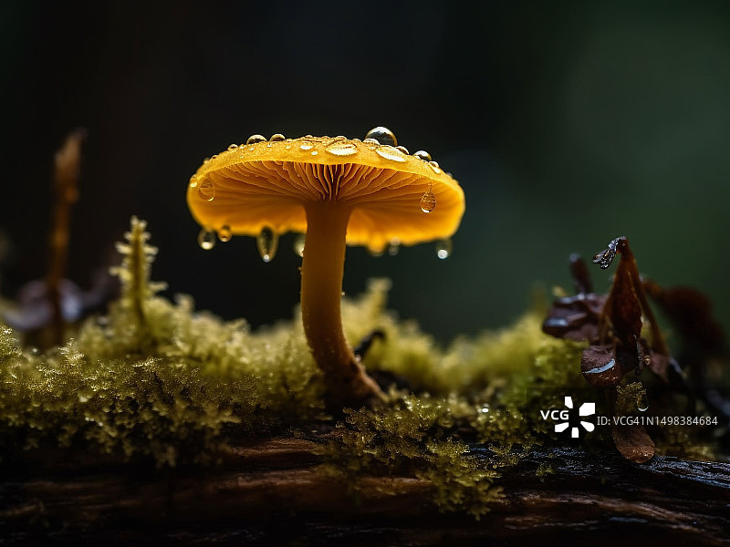 蘑菇插画图片素材