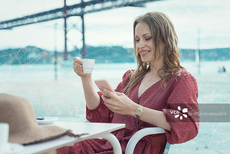 社交连接概念图片素材