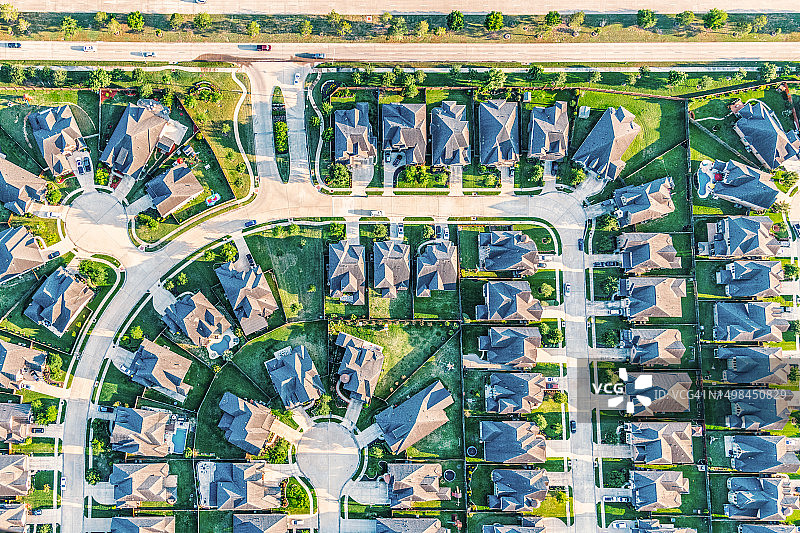 休斯顿郊区住宅开发项目图片素材