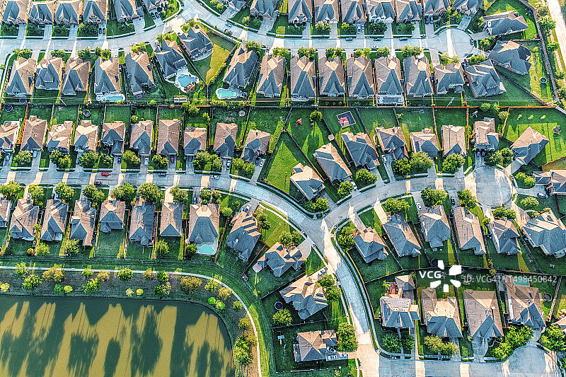 休斯顿郊区住宅开发项目图片素材