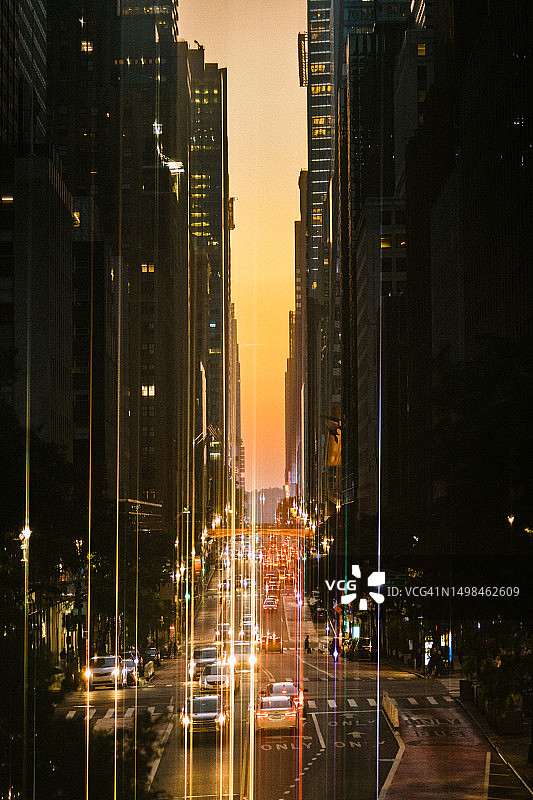 未来纽约市图片素材