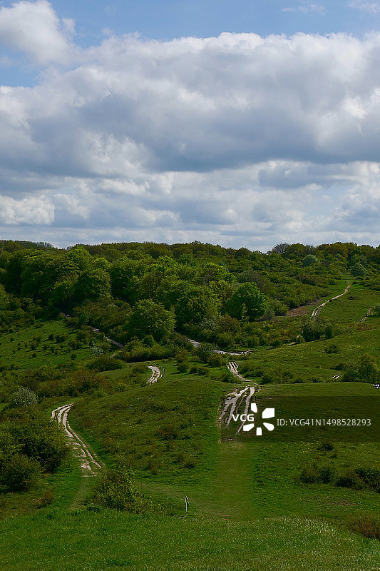 英国邓斯特布尔的壮丽景色图片素材
