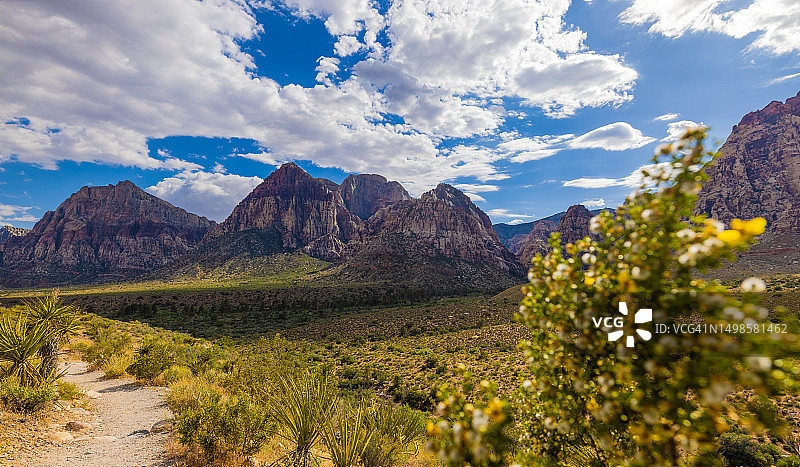 拉斯维加斯红岩峡谷图片素材