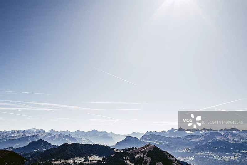 瑞士瑞吉山图片素材