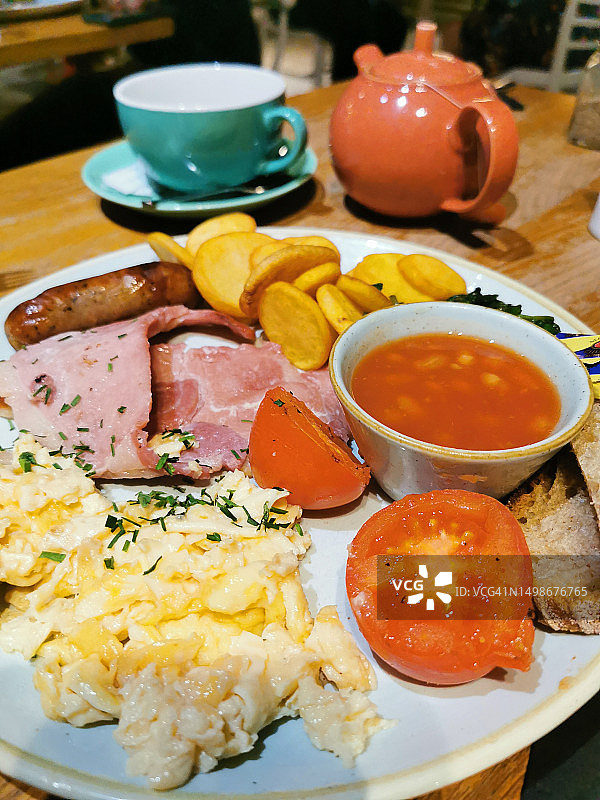 英式早餐全餐图片素材