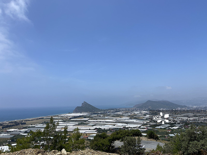 土耳其海天一色风光图片素材