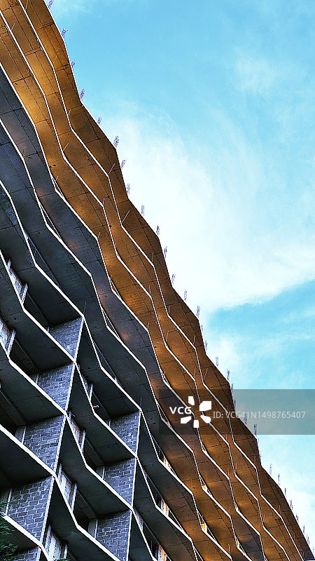 蓝棕色区块链技术数据图案图片素材