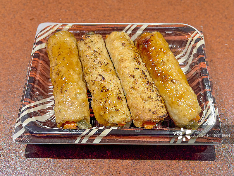 鸡肉蔬菜丸子图片素材