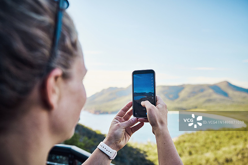 值得一游：在澳大利亚塔斯马尼亚州菲欣纳国家公园酒杯湾拍摄美景图片素材