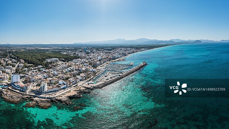 西班牙马略卡岛卡恩皮卡福特图片素材