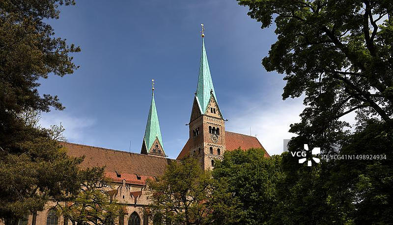 德国巴伐利亚州奥格斯堡主教座堂图片素材