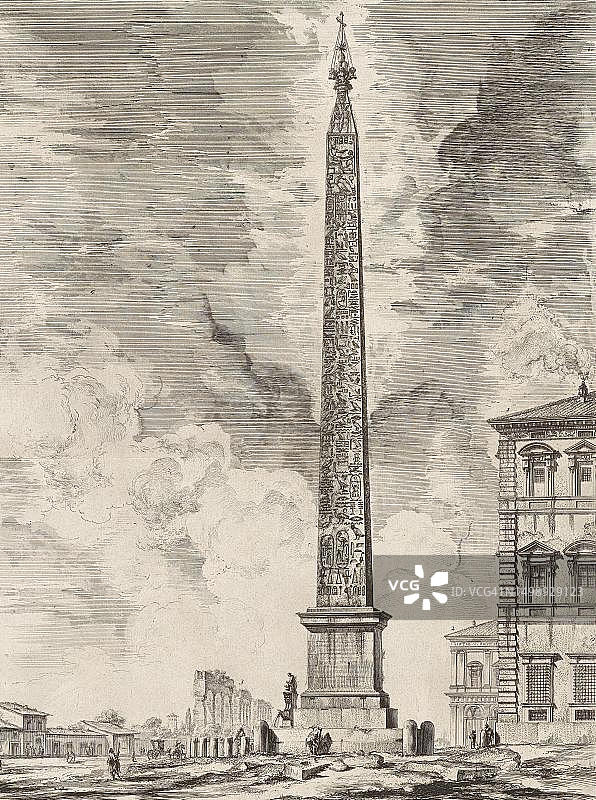 古罗马拉特兰方尖碑图片素材