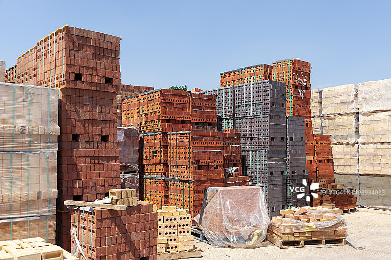 建材商的砖块图片素材