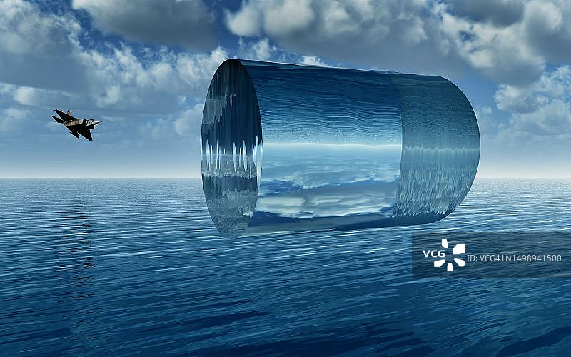 勾号UFO遭遇图片素材