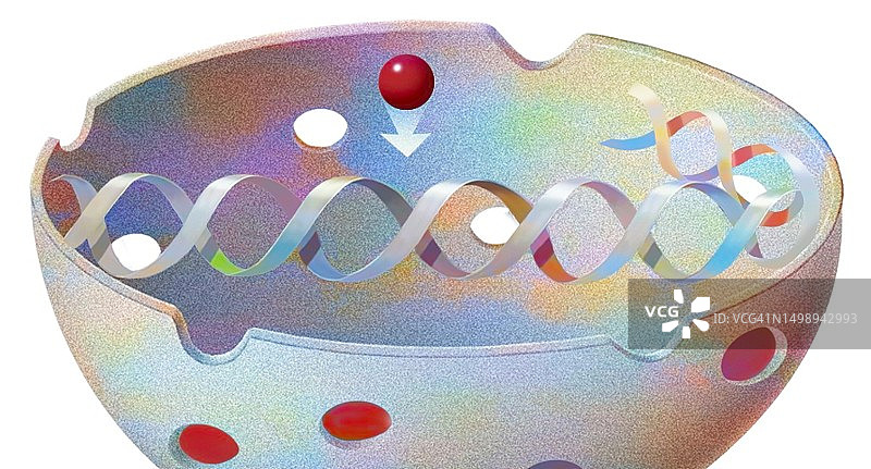 艾滋病病毒感染图图片素材