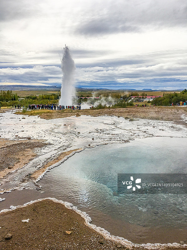 冰岛Strokkur间歇泉图片素材