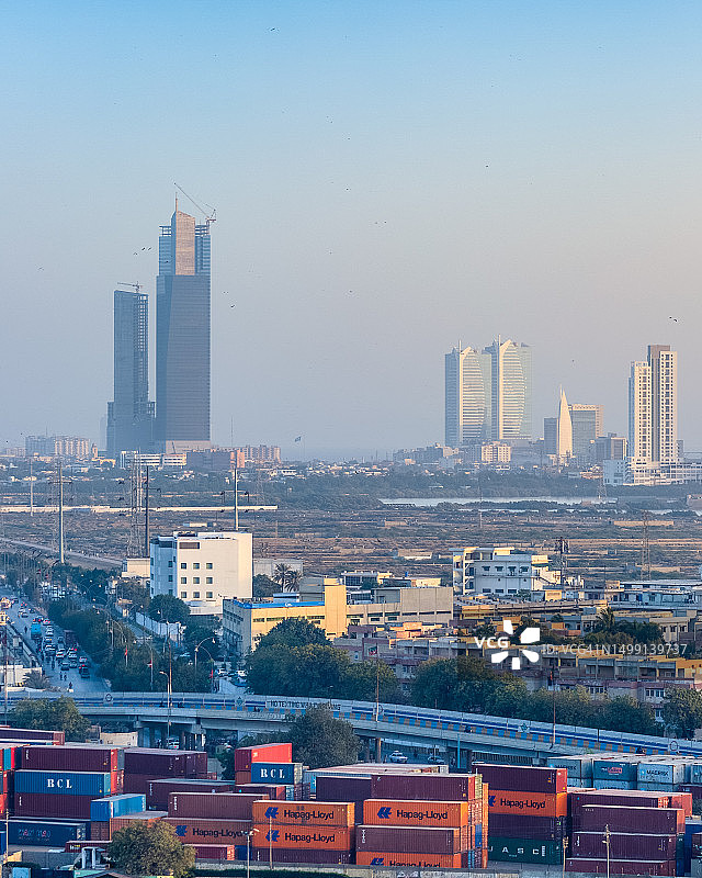 卡拉奇的著名商业地标图片素材