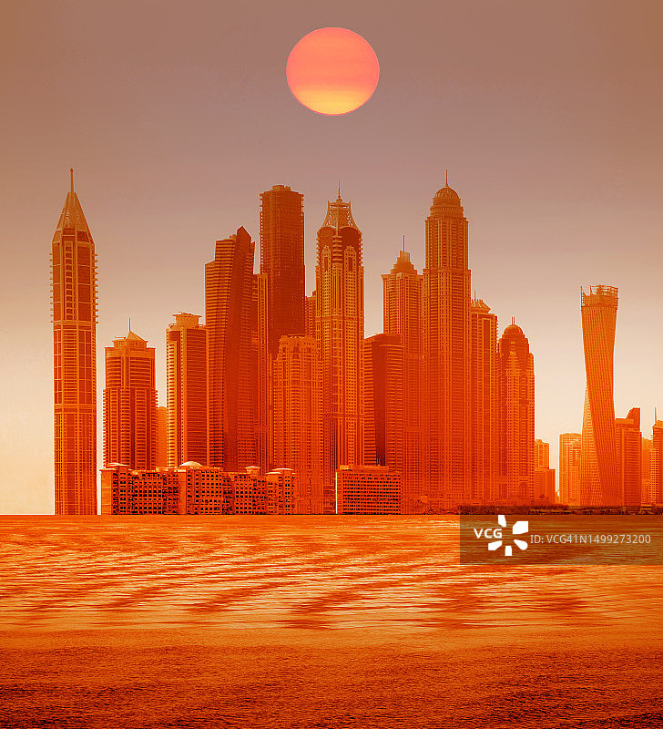 高楼大厦景色图片素材