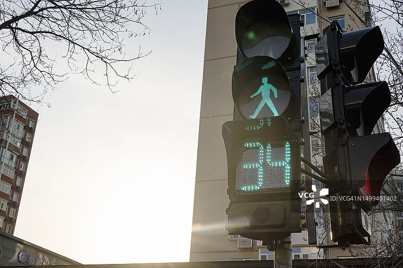 行人交通灯图片素材